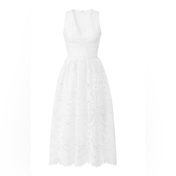 Shoshanna Women's Lace Christabella Dress Sz 12 - Picture 2 of 16